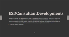 Desktop Screenshot of esdconsultantdevelopment.com